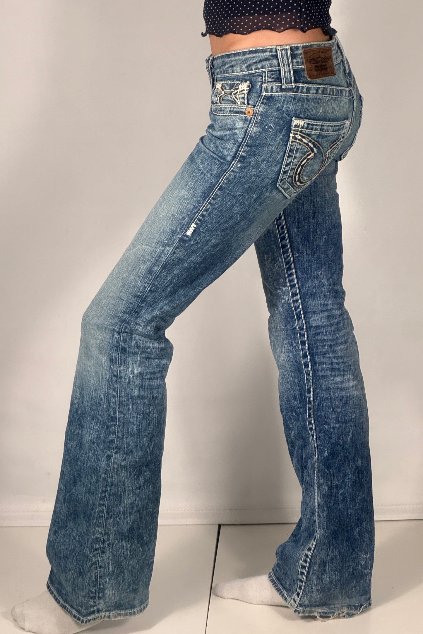 Lågmidjade jeans stl: XS