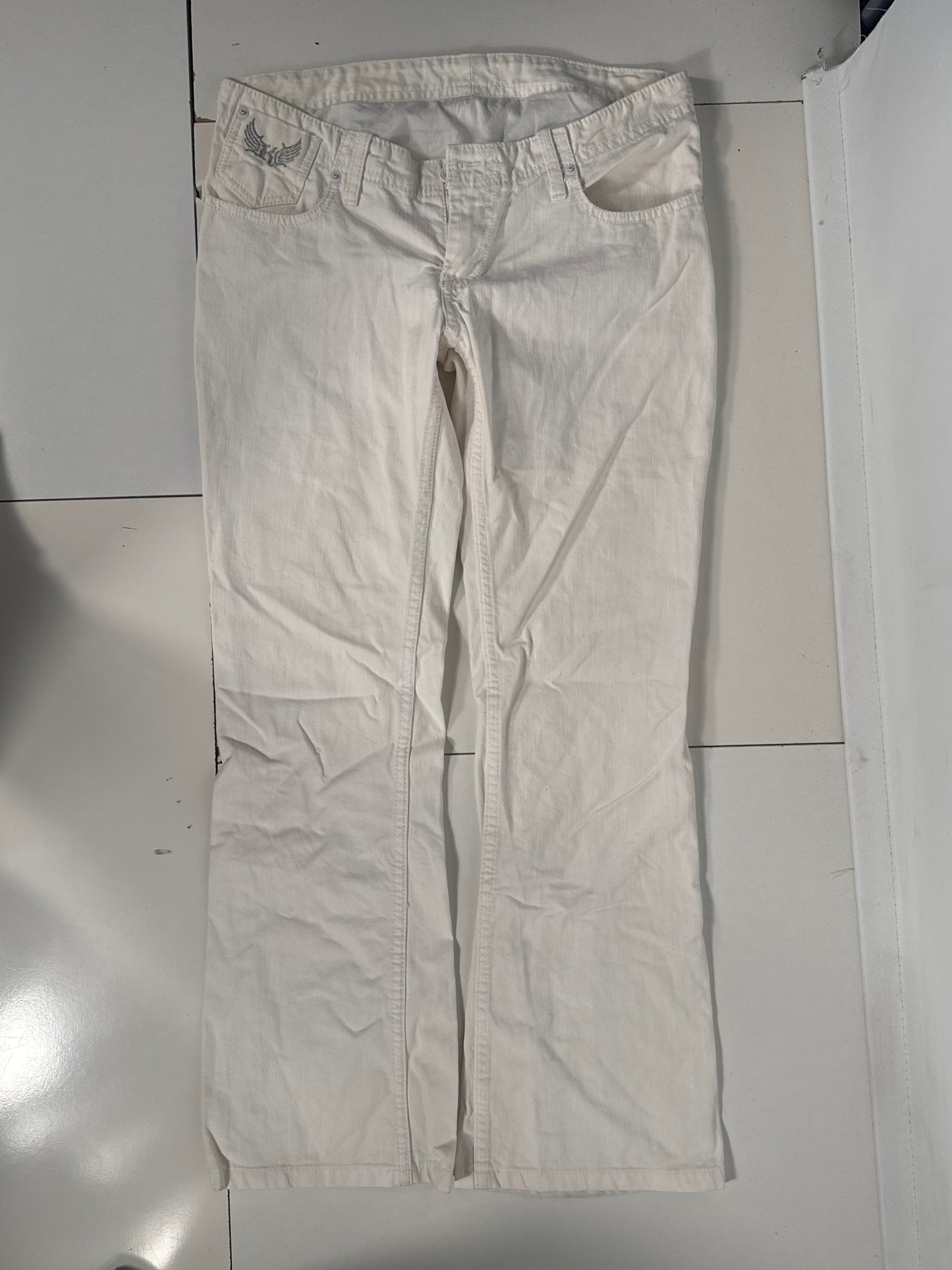 Lågmidjade byxor stl: S