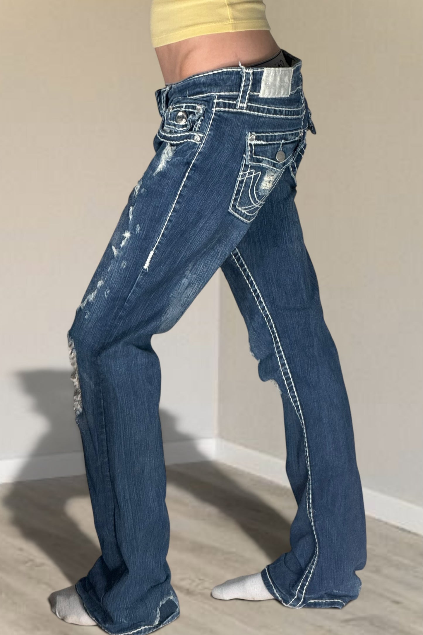 Lågmidjade jeans stl: L