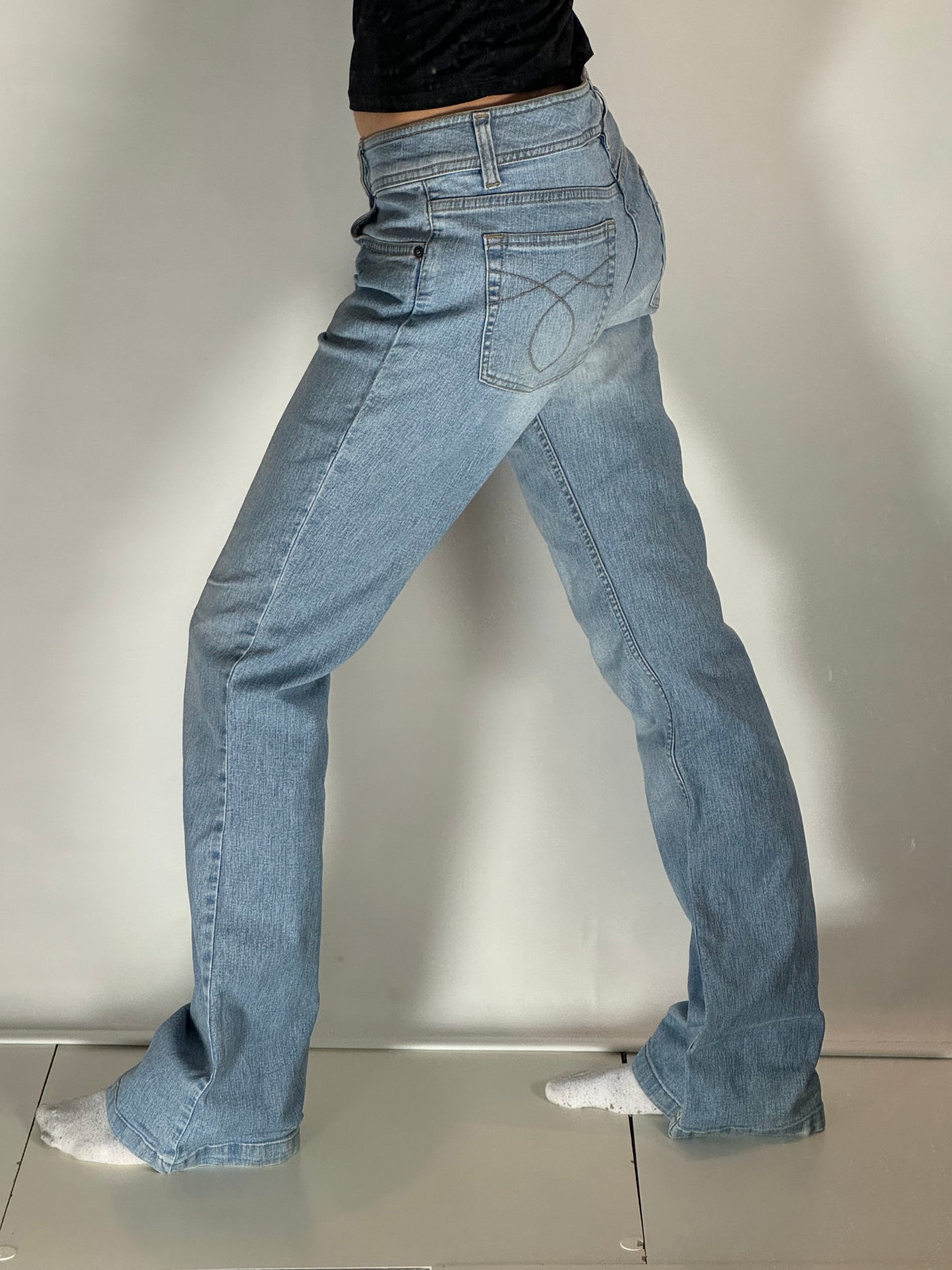 Lågmidjade jeans stl: S/M