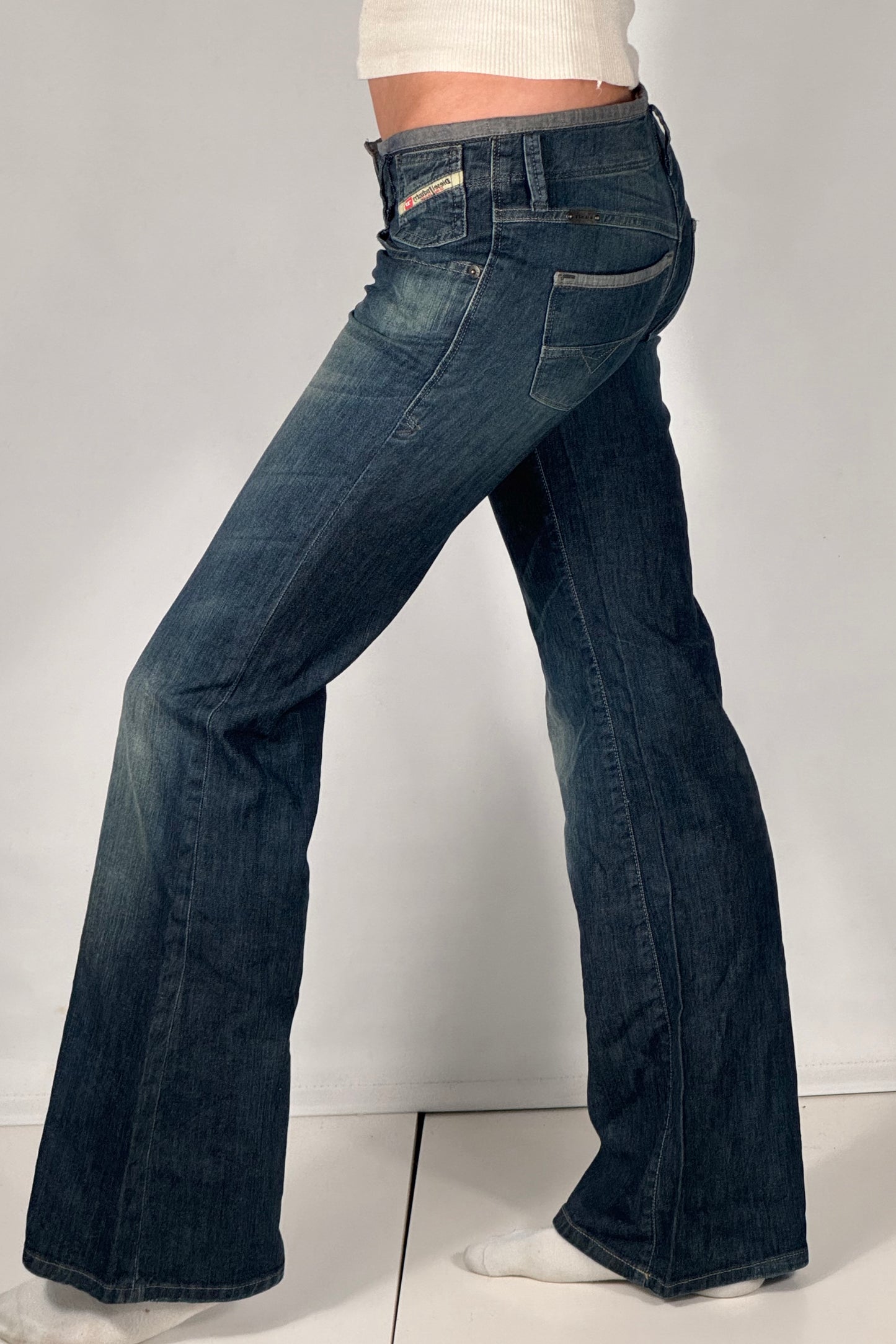 Lågmidjade jeans stl: XS