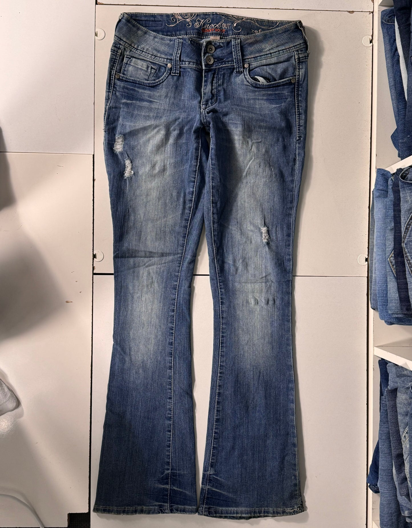 Lågmidjade jeans stl: S