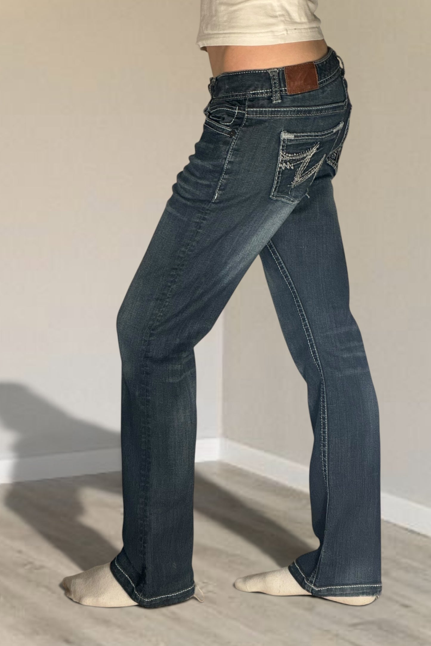Lågmidjade jeans stl: S