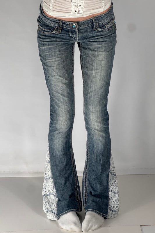 Lågmidjade jeans stl: XS