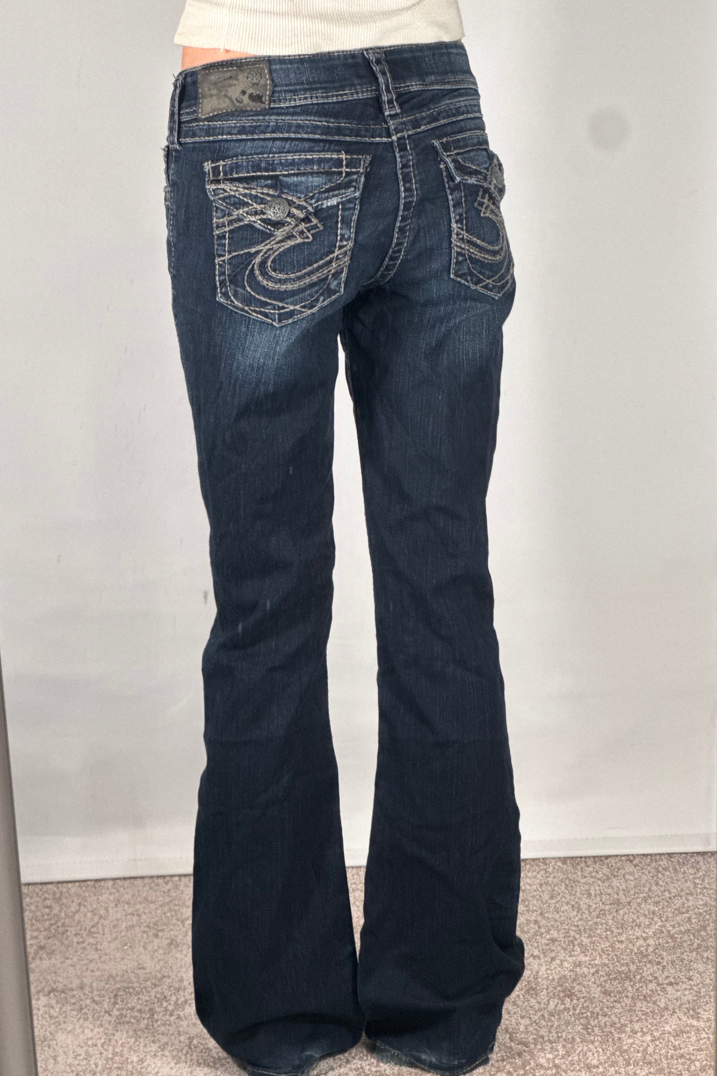 Lågmidjade jeans stl: XS