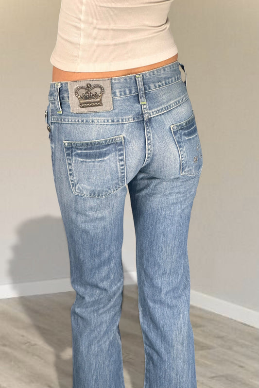 Lågmidjade jeans stl: XXXS