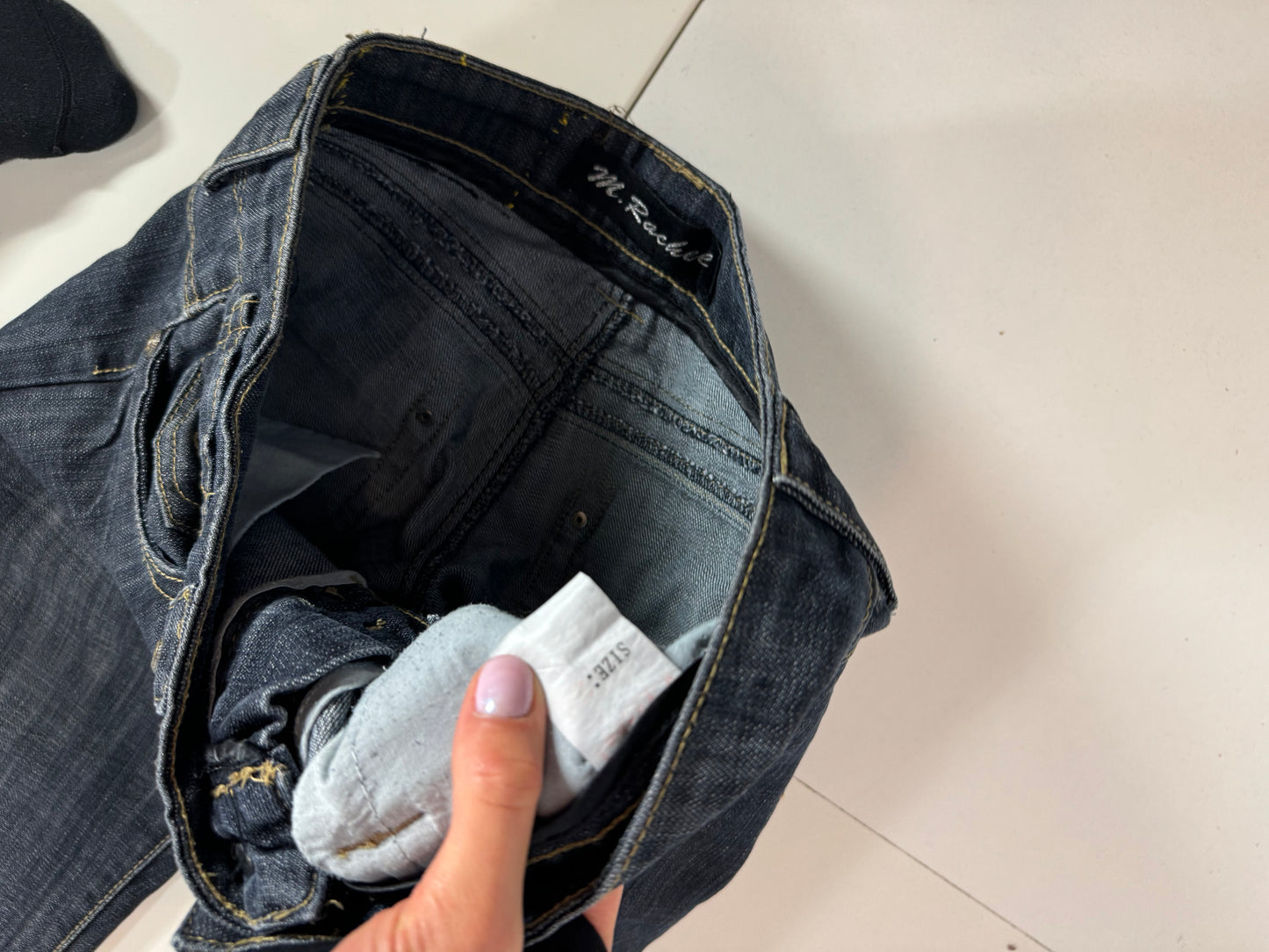 Lågmidjade jeans stl: S