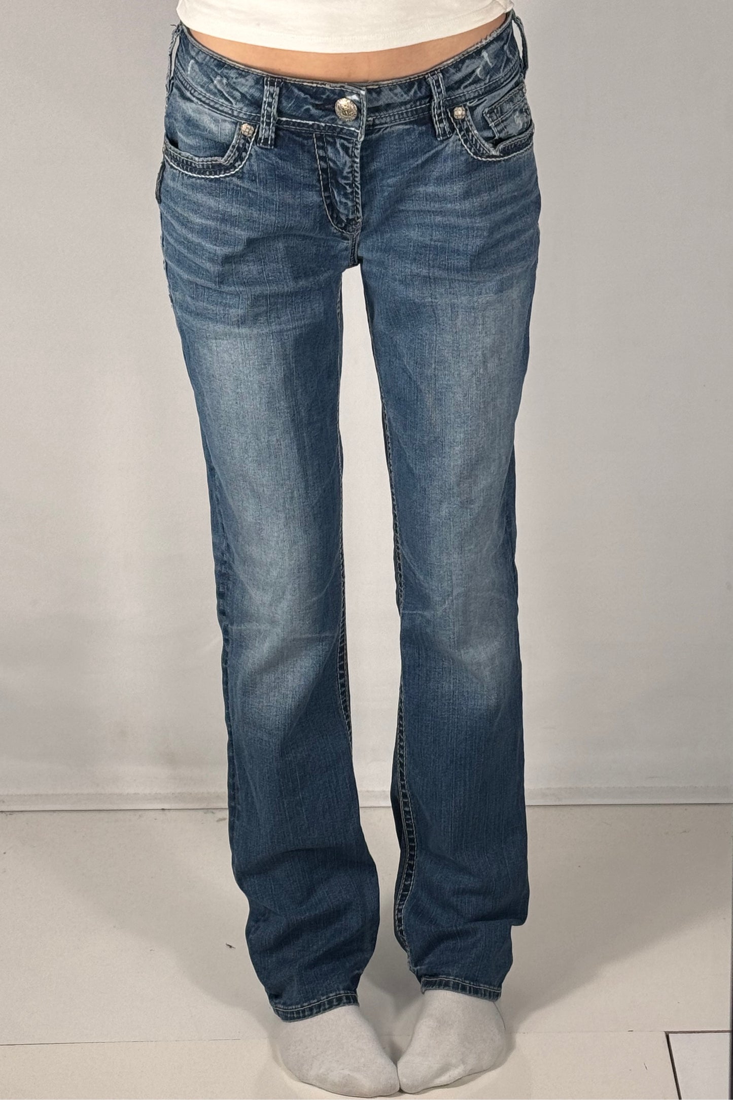 Lavtaljede jeans str: