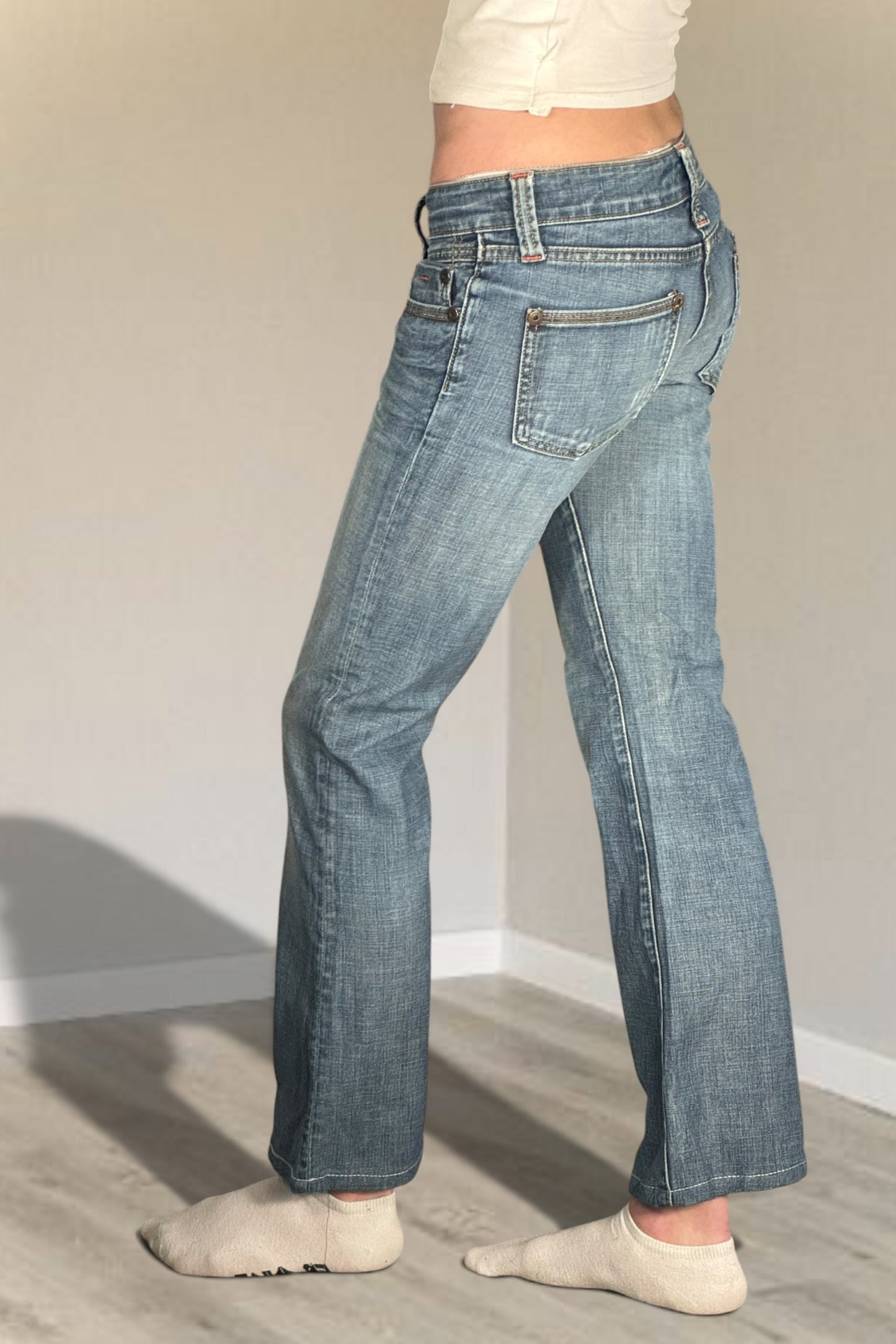 Lågmidjade jeans stl: XS