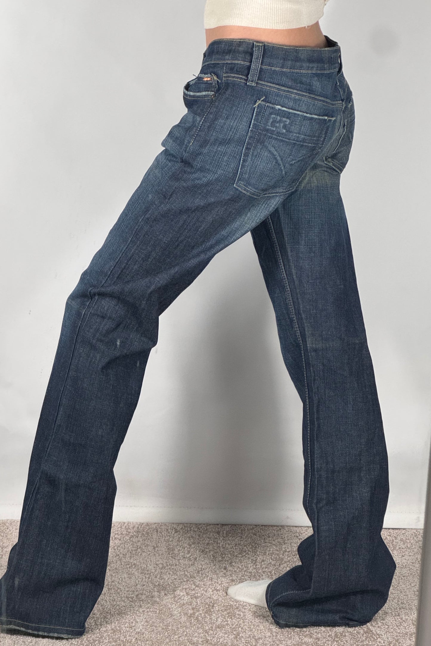 Lågmidjade jeans stl: M