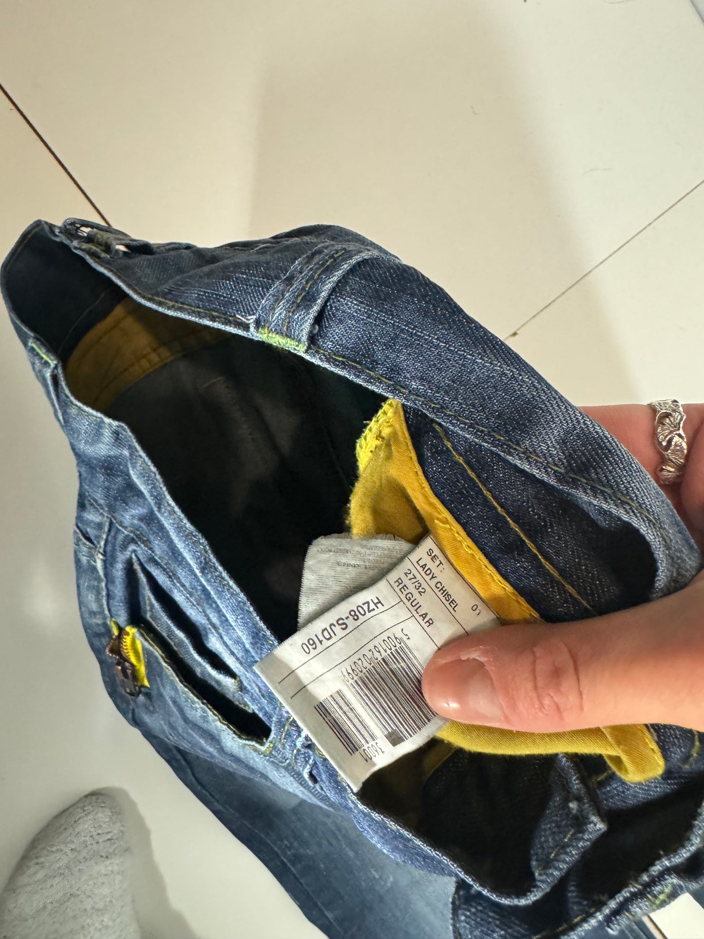 Lågmidjade jeans stl: XS