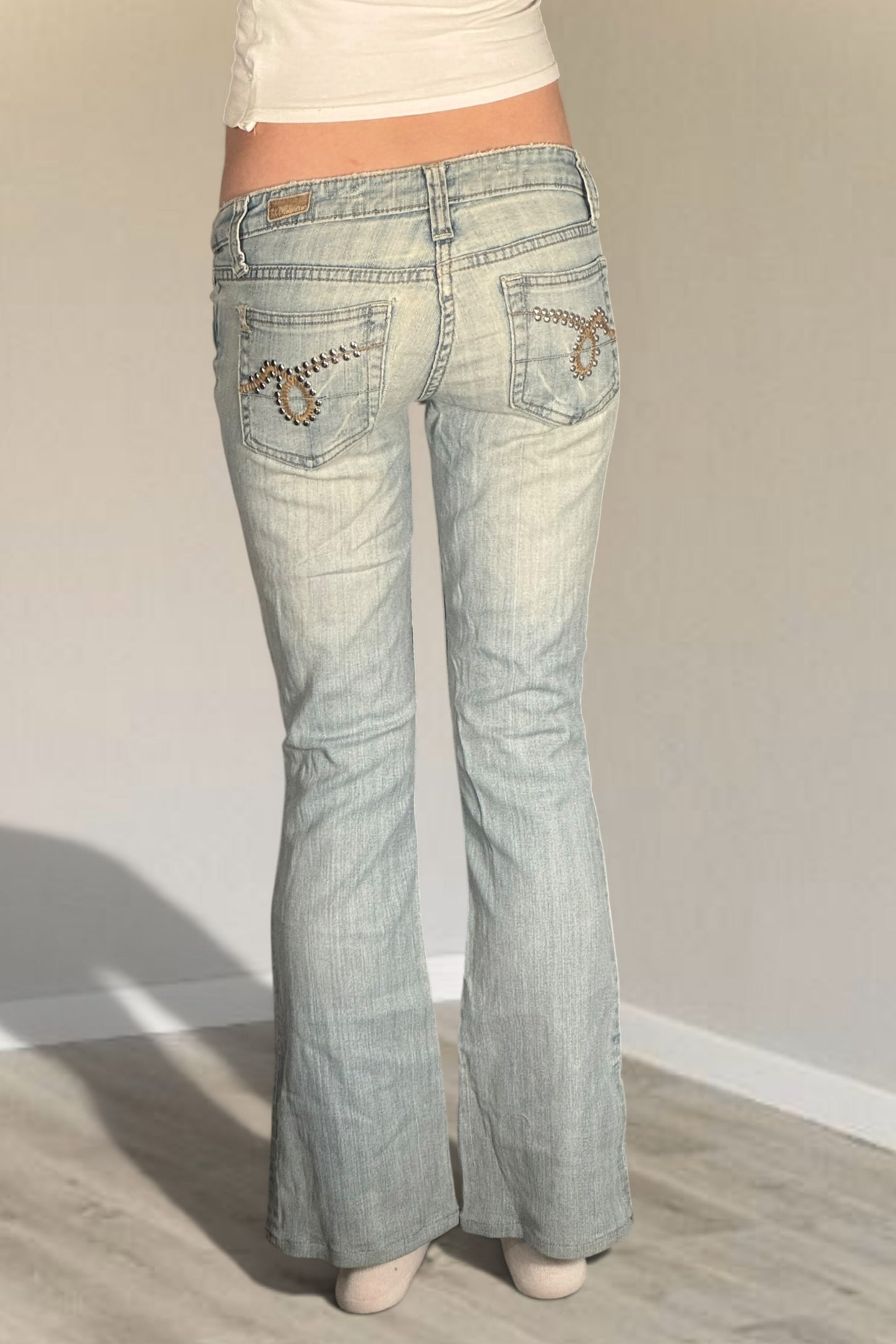 Lågmidjade jeans stl: XS