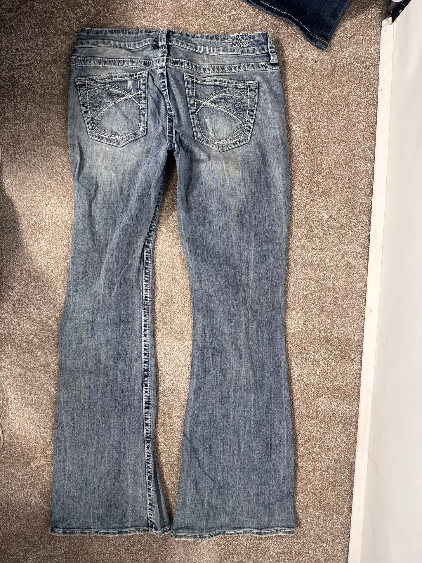 Lågmidjade jeans stl: S/M