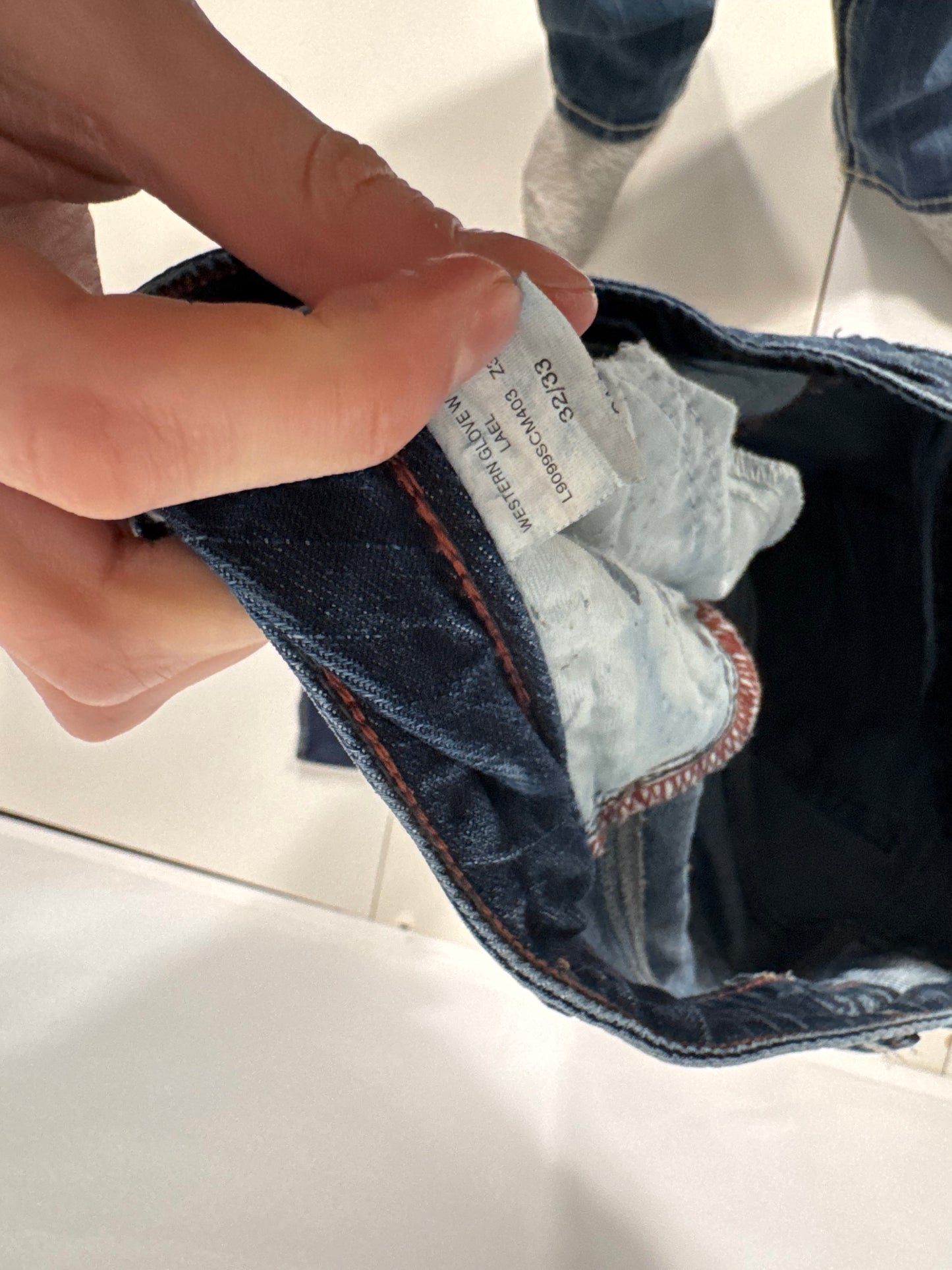 Lågmidjade jeans stl: