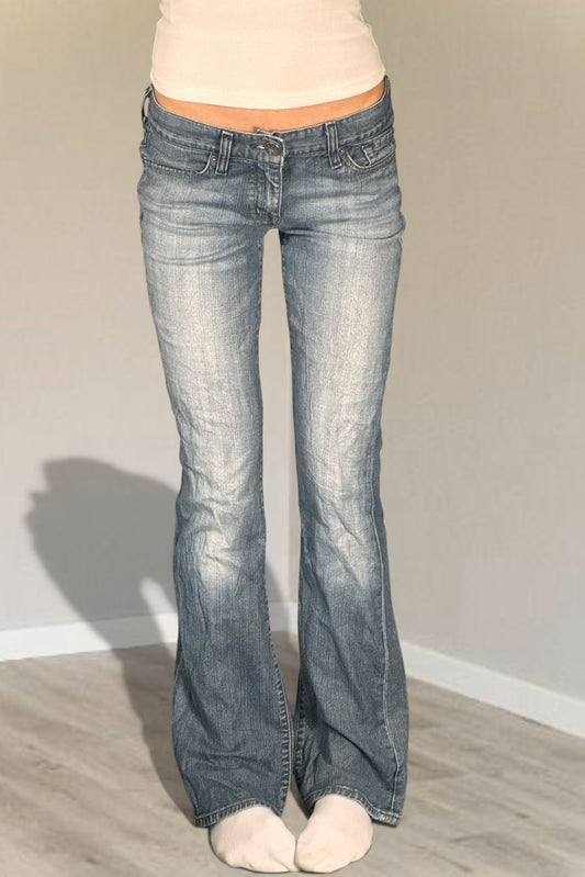 Lågmidjade jeans stl: S