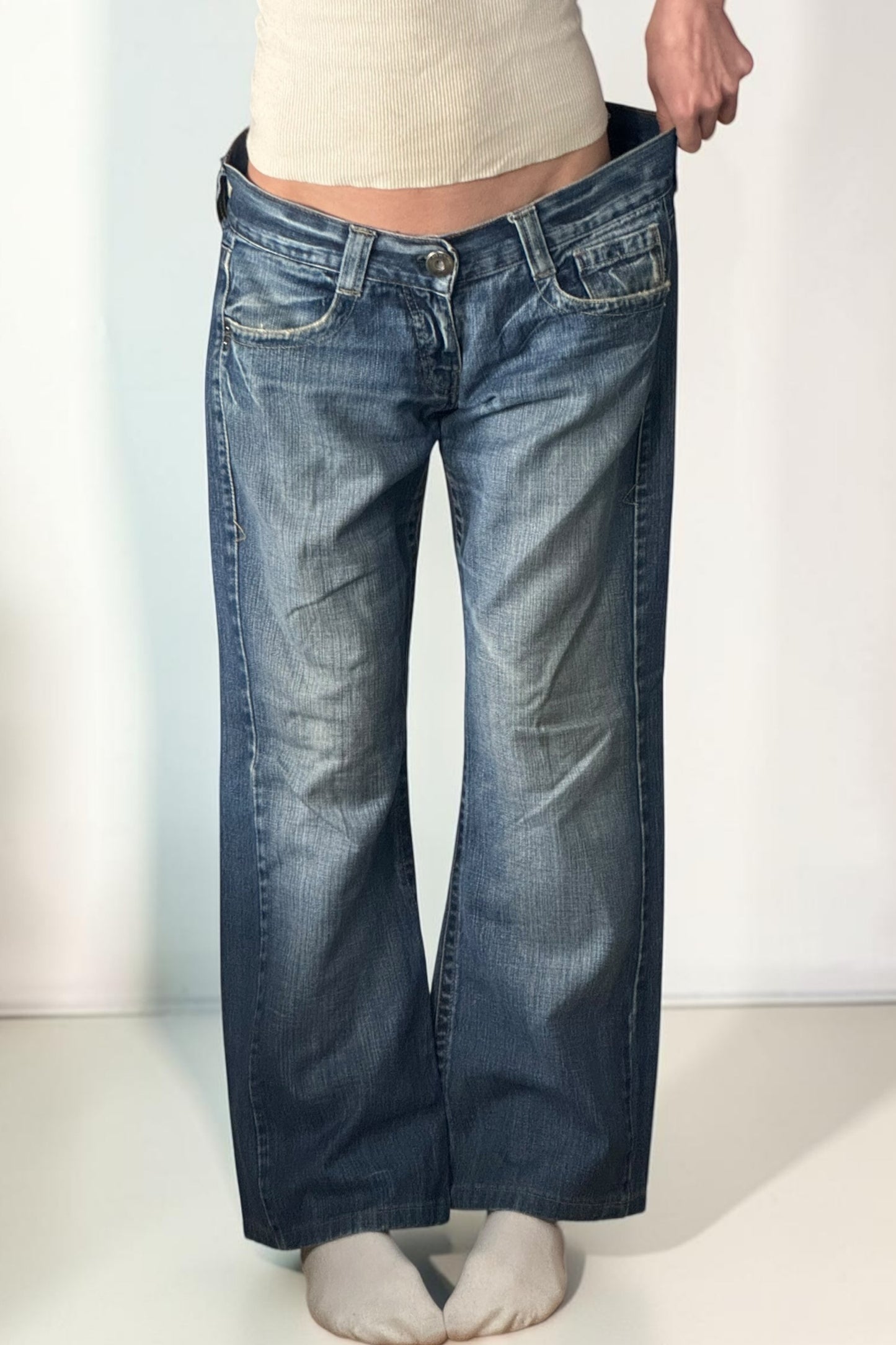 Lågmidjade jeans stl: L