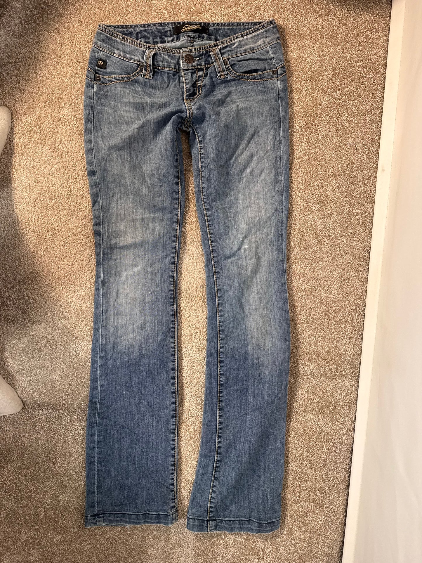 Lågmidjade jeans stl: XXS
