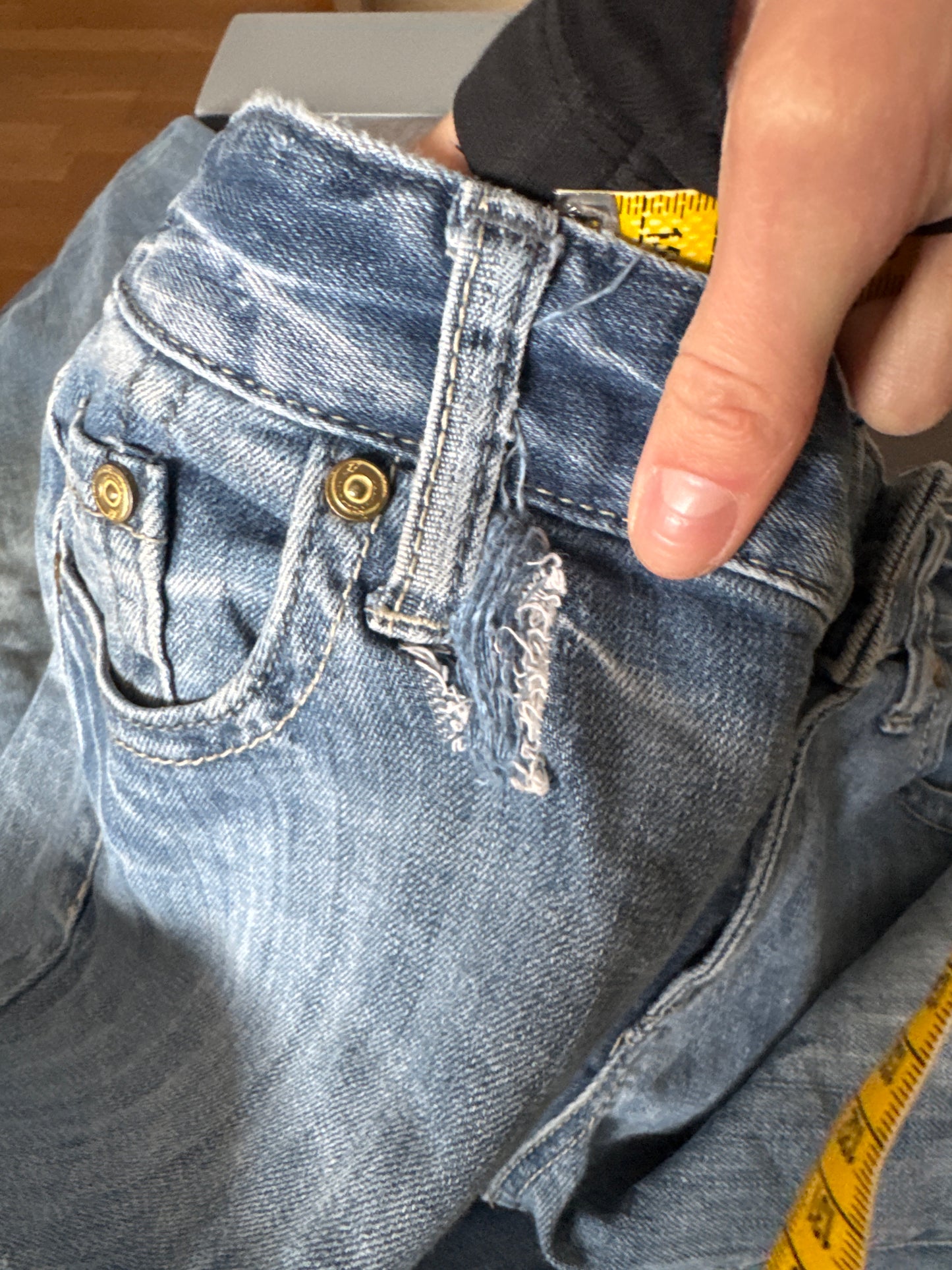 Lågmidjade jeans stl: S