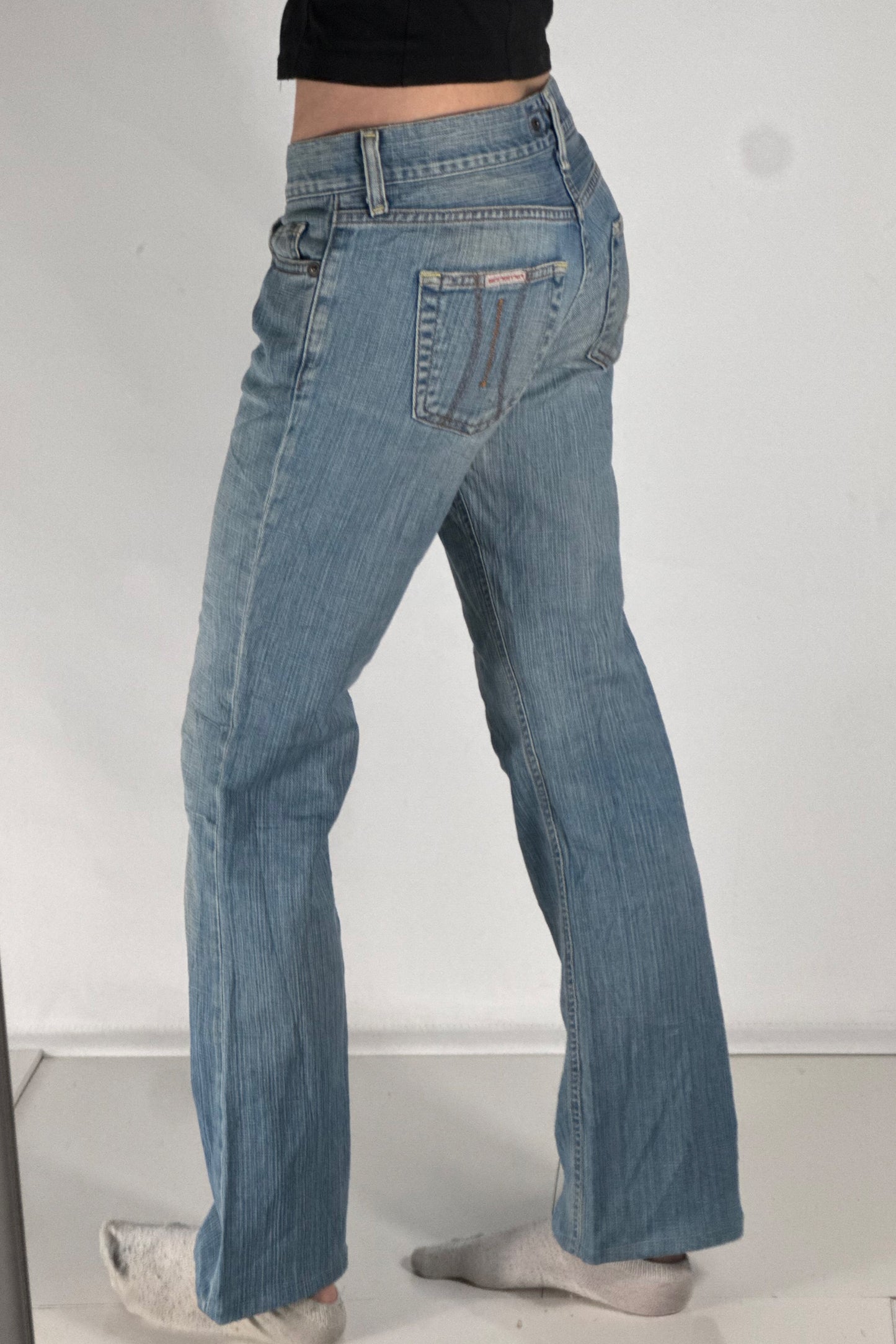 Lågmidjade jeans stl: S