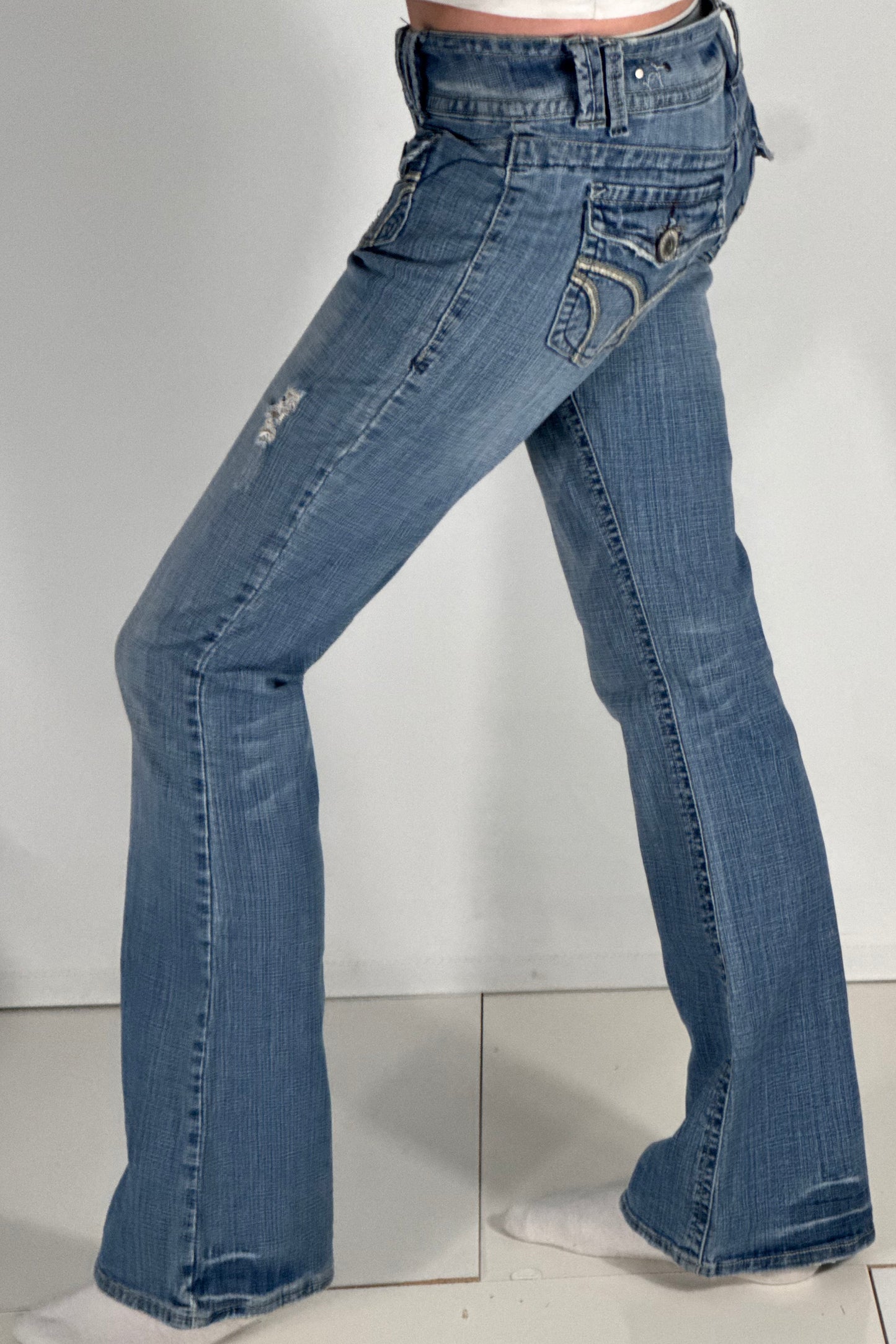 Lågmidjade jeans stl: XS