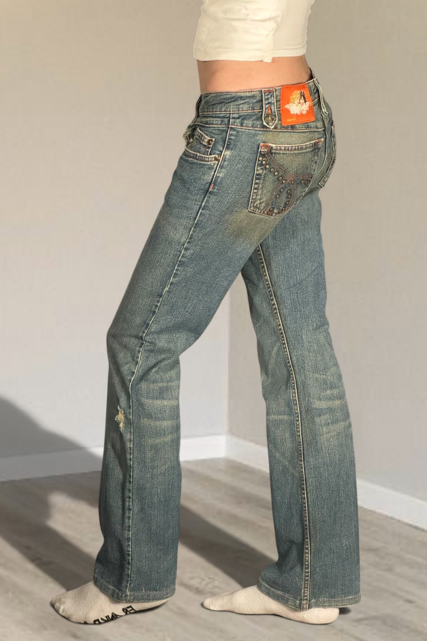 Lågmidjade jeans stl: XS