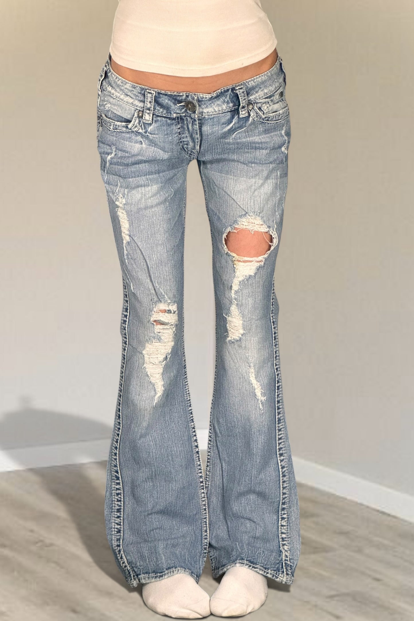 Lågmidjade jeans stl: M