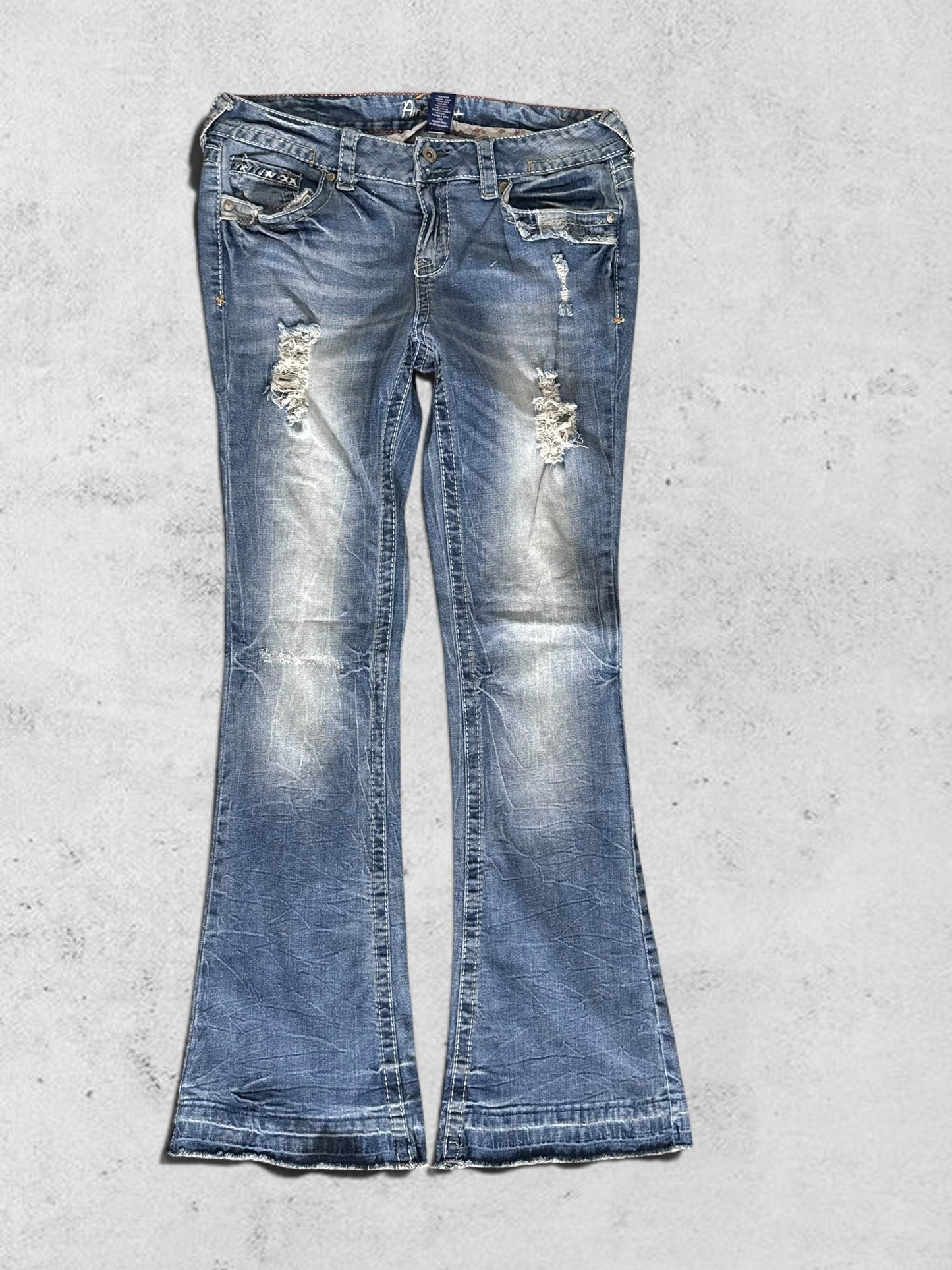 Lågmidjade jeans stl: S/M