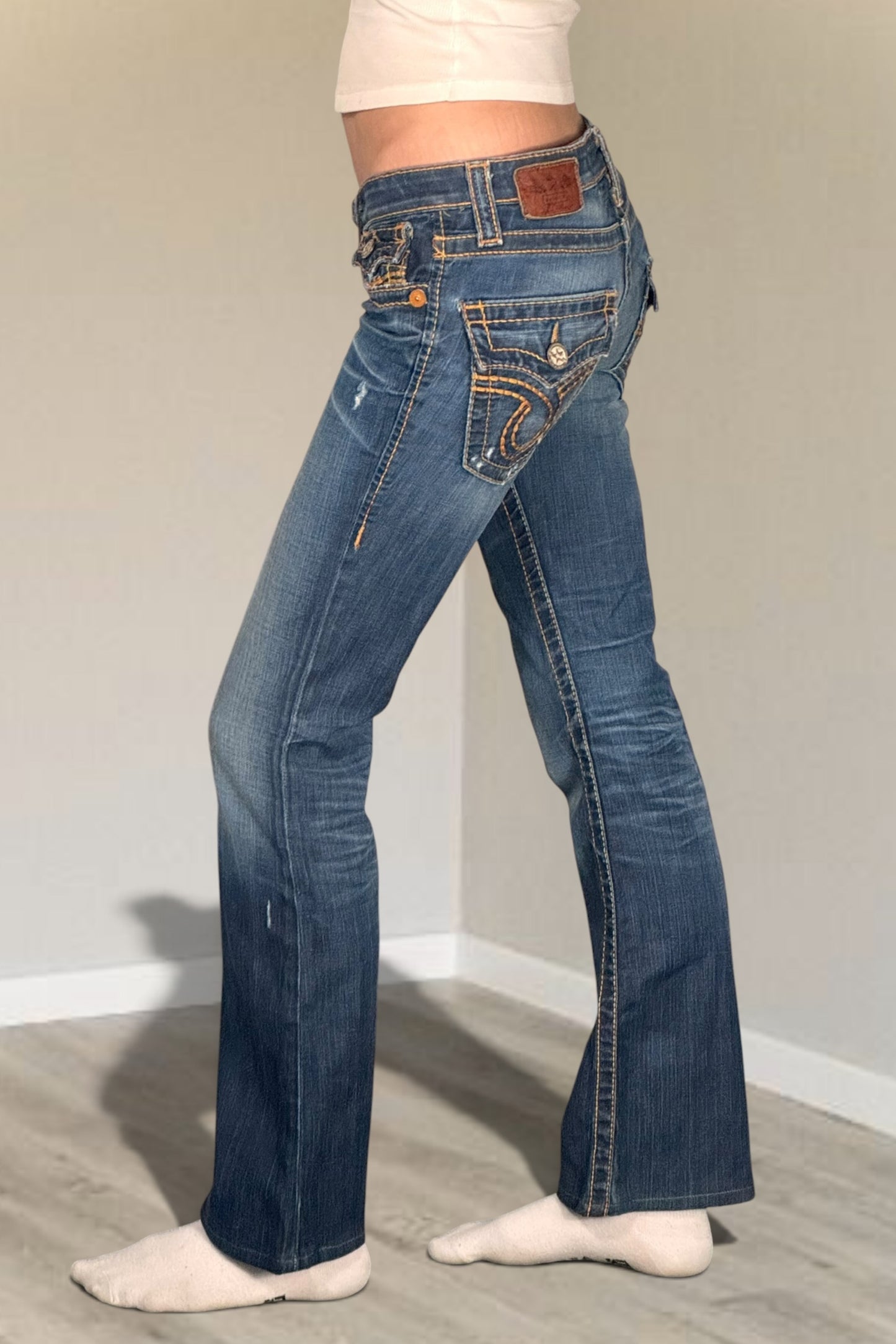 Lågmidjade jeans stl: XS