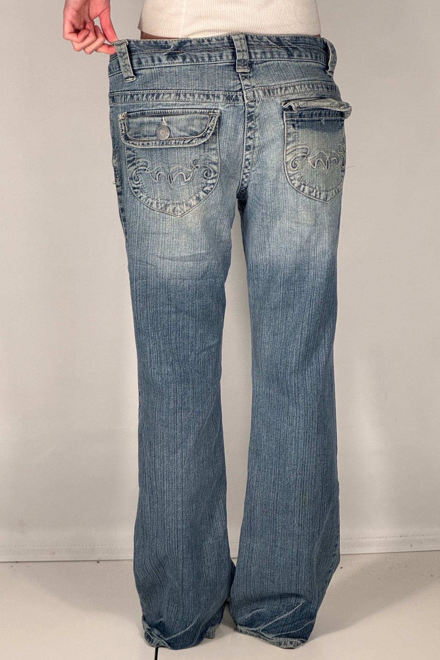 Lågmidjade jeans stl: M