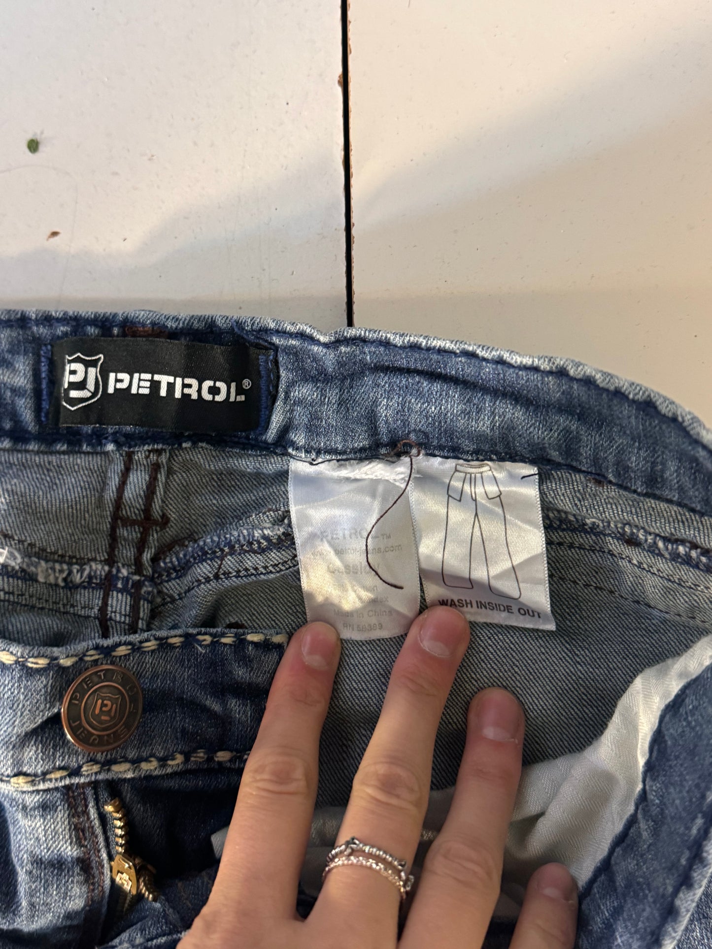 Lågmidjade jeans stl: