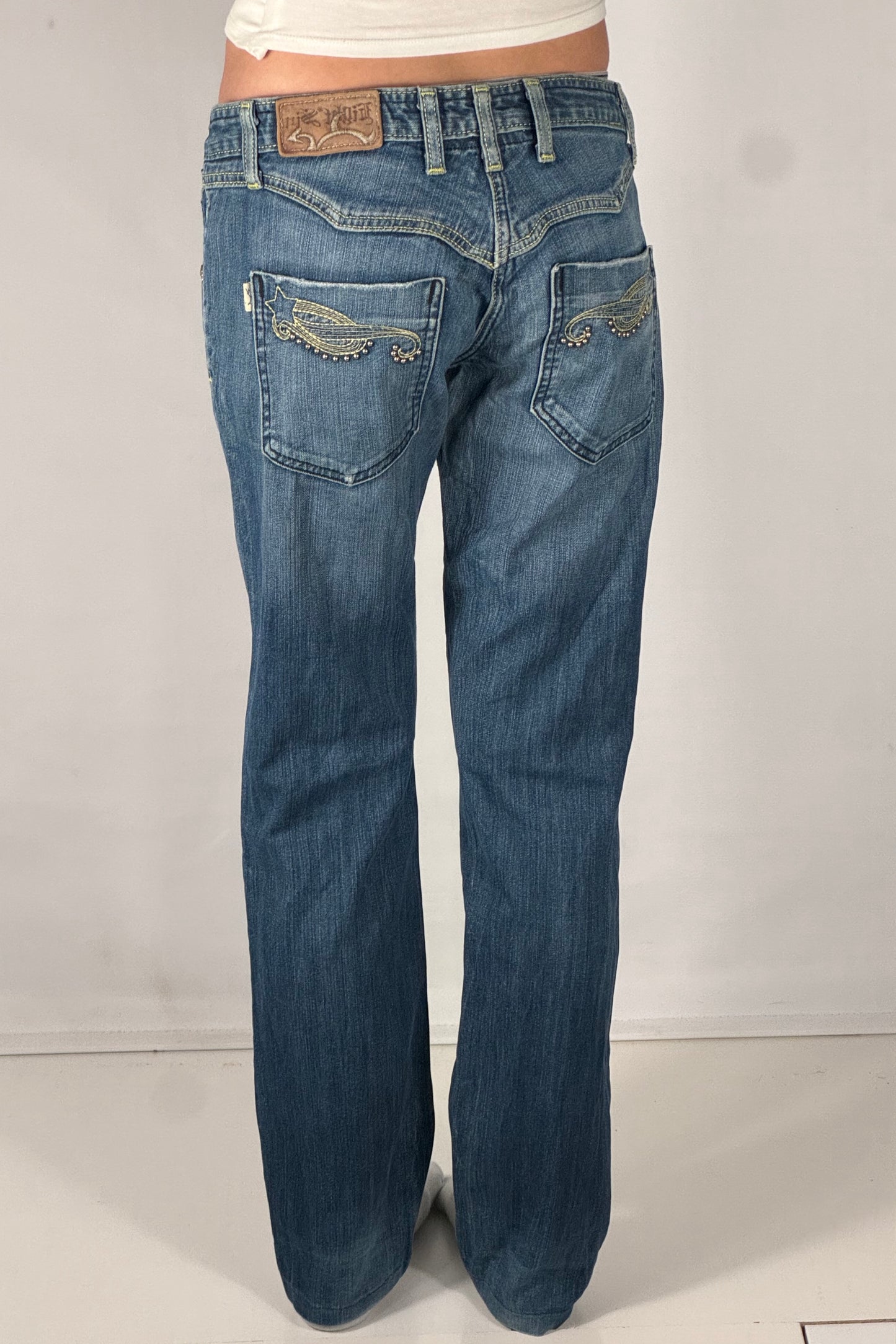 Lågmidjade jeans stl: S