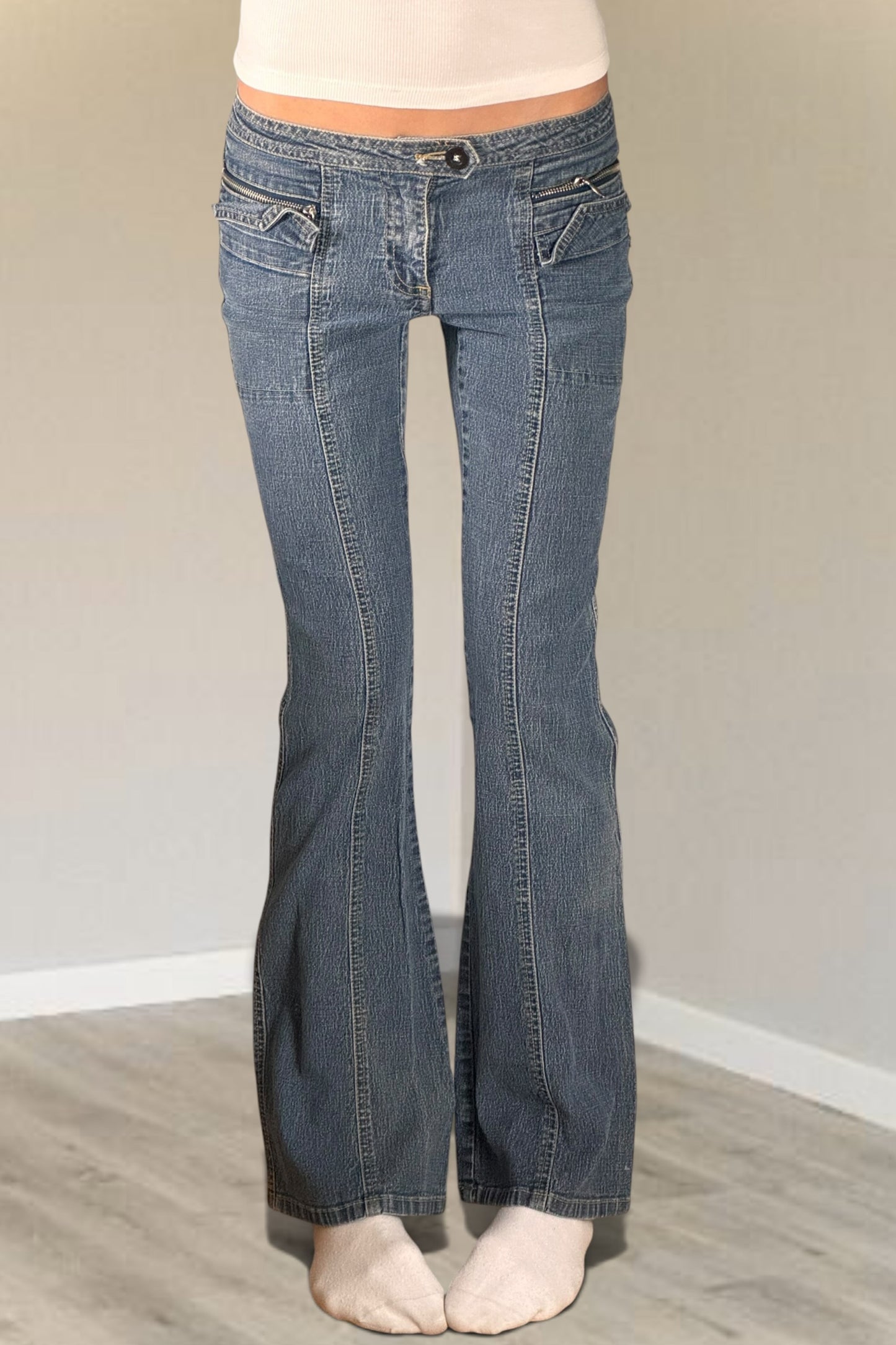 Lågmidjade jeans stl: XS