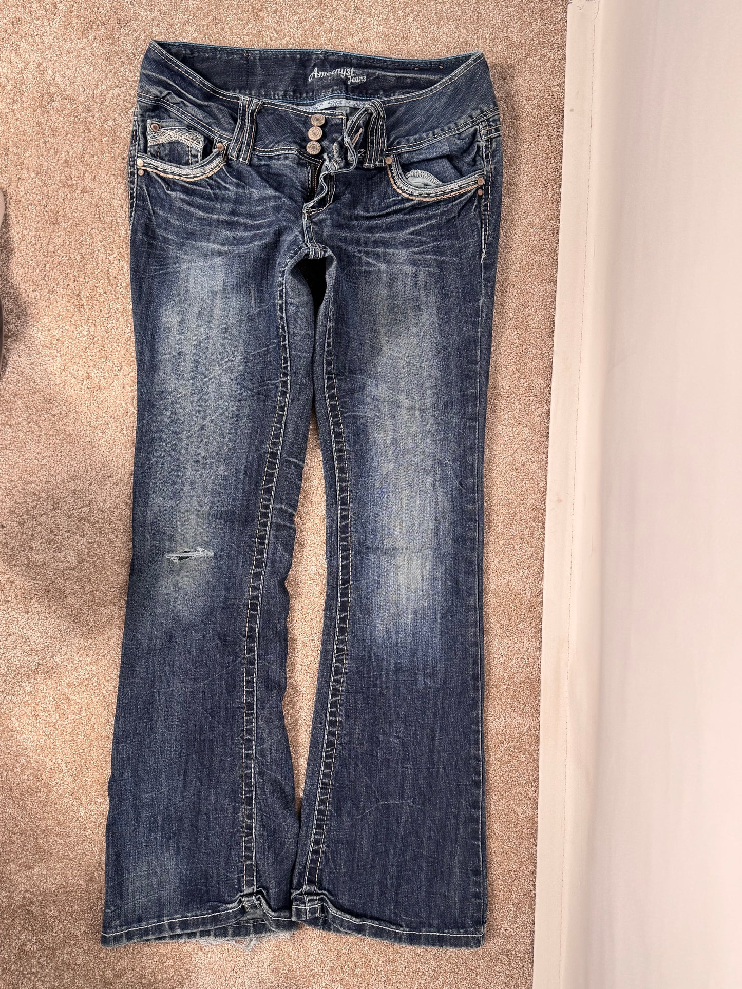 Lågmidjade jeans stl: S/M