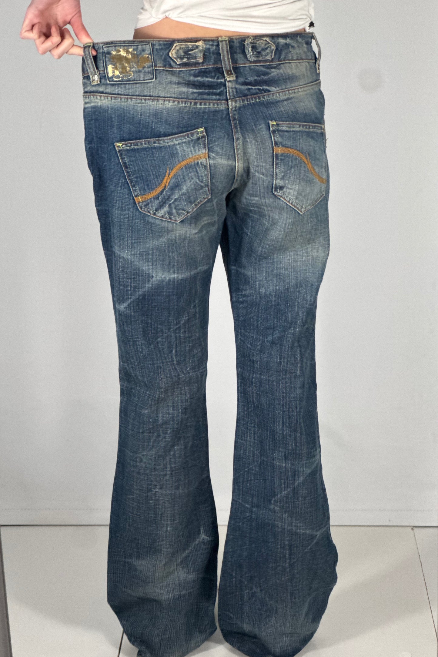 Lågmidjade jeans stl: M