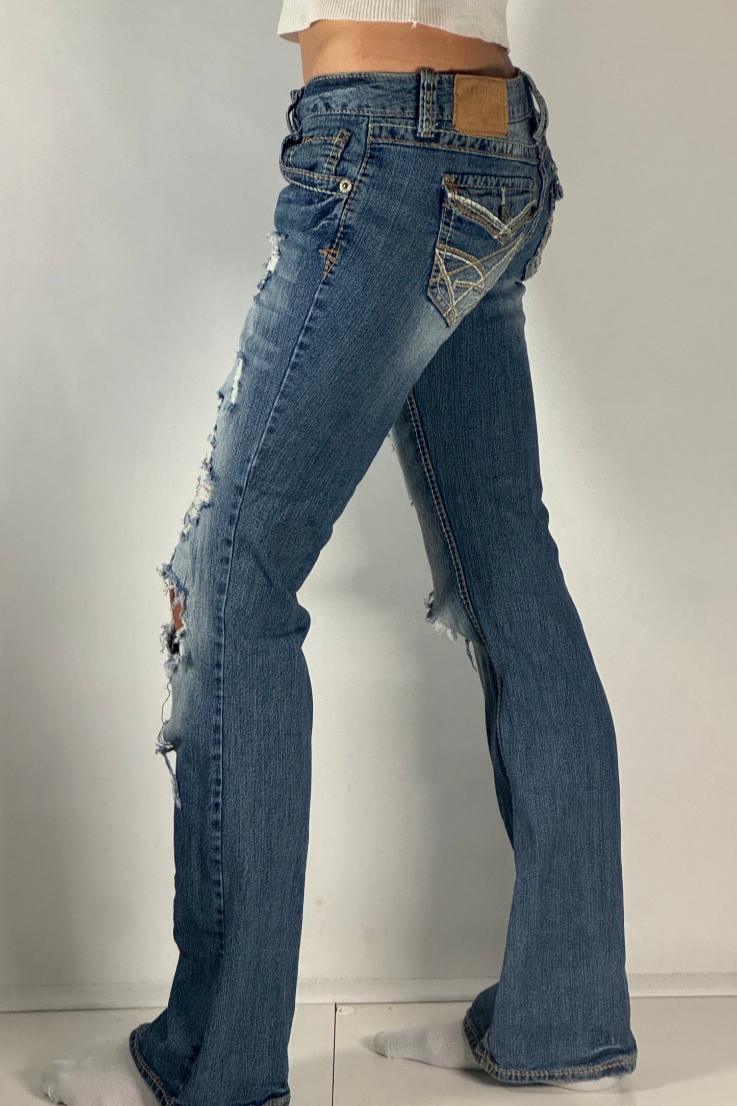 Lågmidjade jeans stl: XS