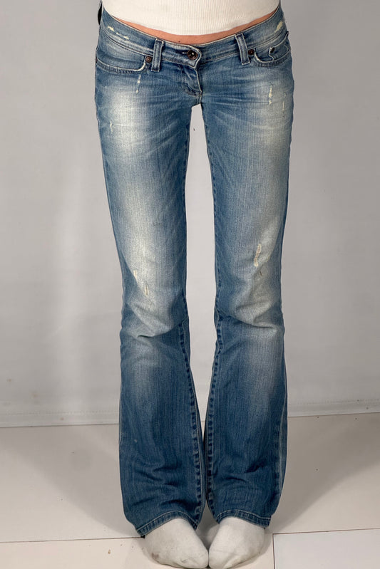 Lavt-sittende jeans str: XS