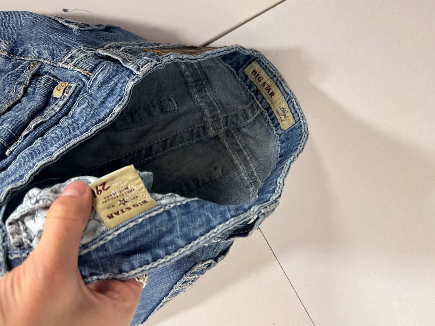 Lågmidjade jeans stl: XS/S