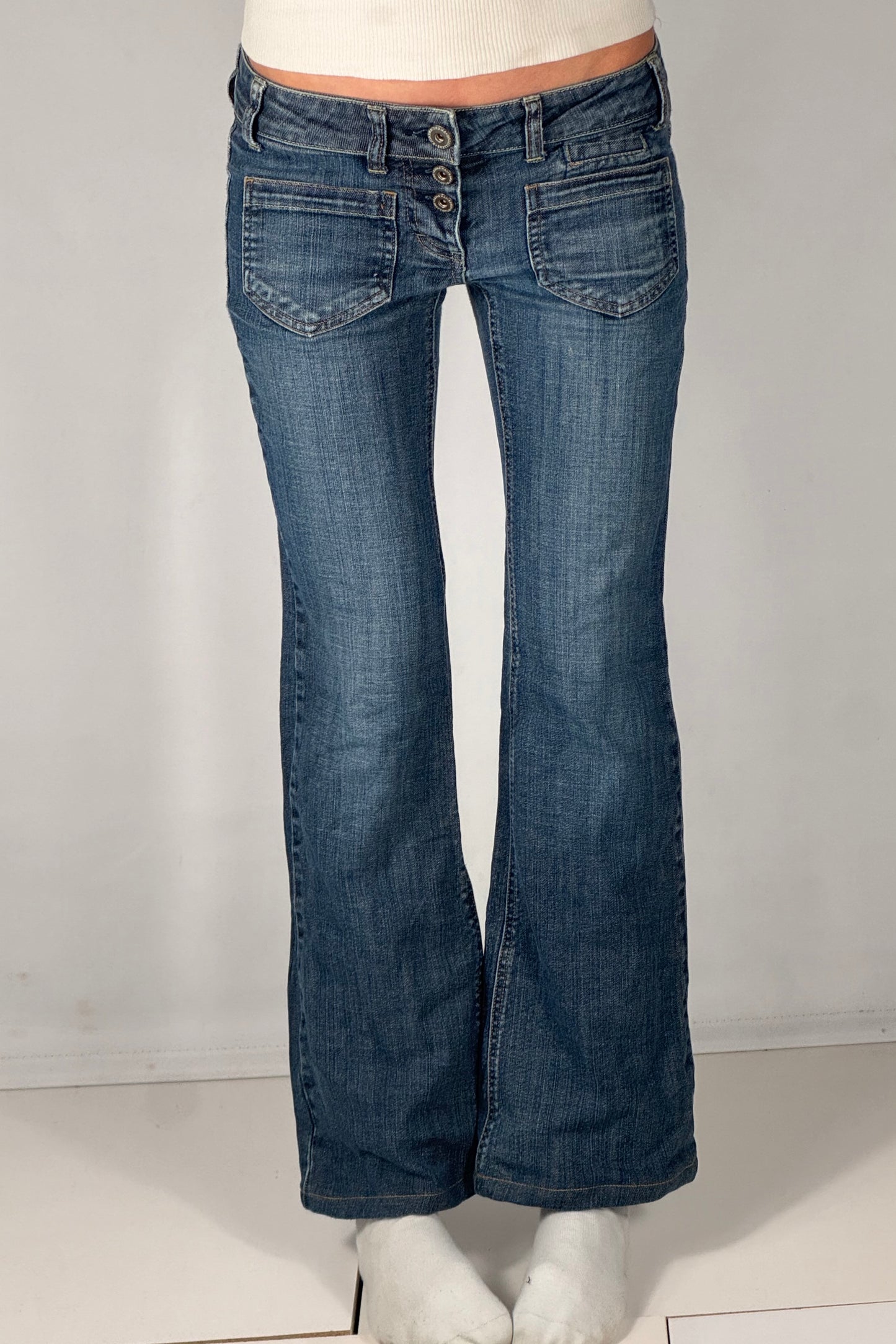 Lågmidjade jeans stl: XS