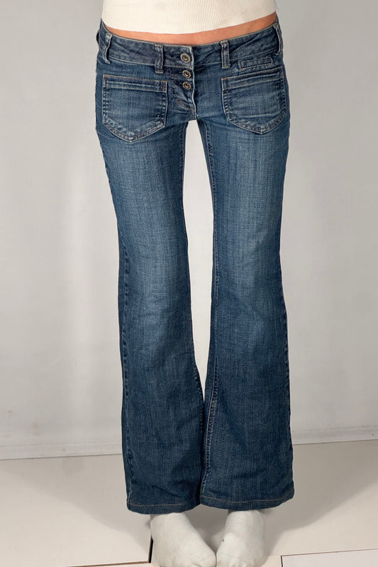 Lågmidjade jeans stl: XS