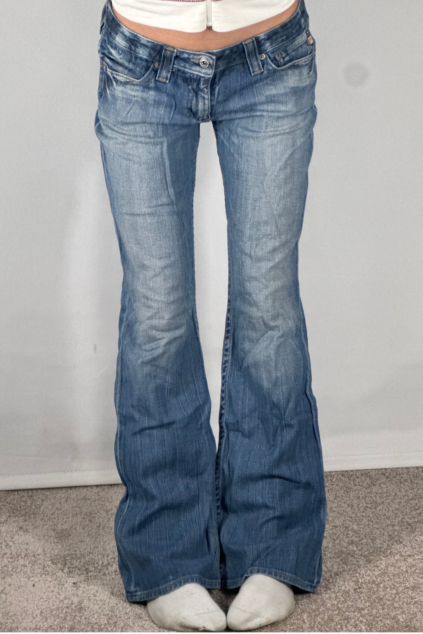 Lågmidjade jeans stl: S