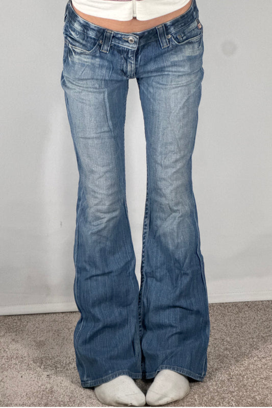 Lavtaljede jeans str: S