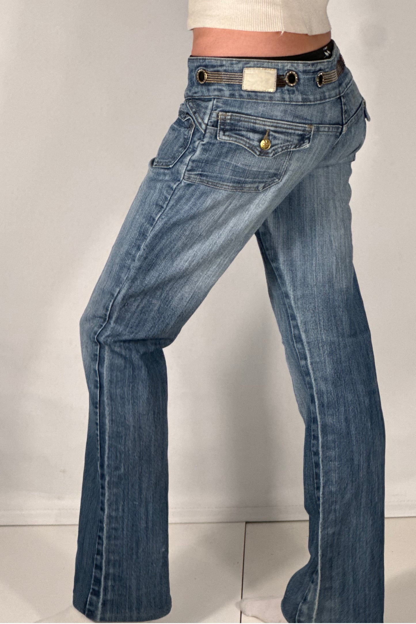Lågmidjade jeans stl: S