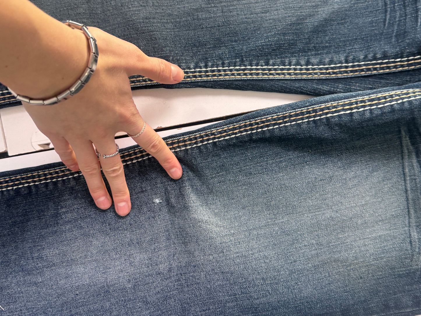 Lavtaljede jeans str: S