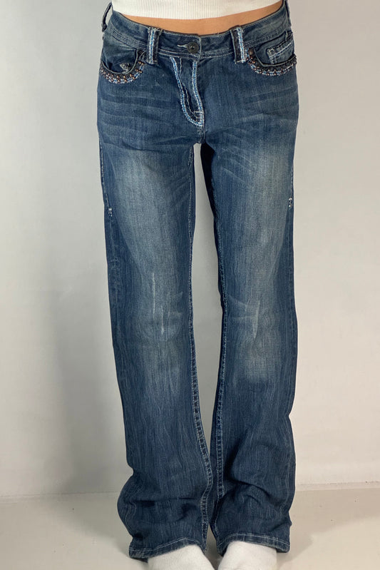 Lågmidjade jeans stl:
