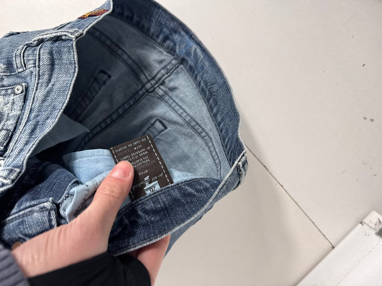 Lågmidjade jeans stl: XS