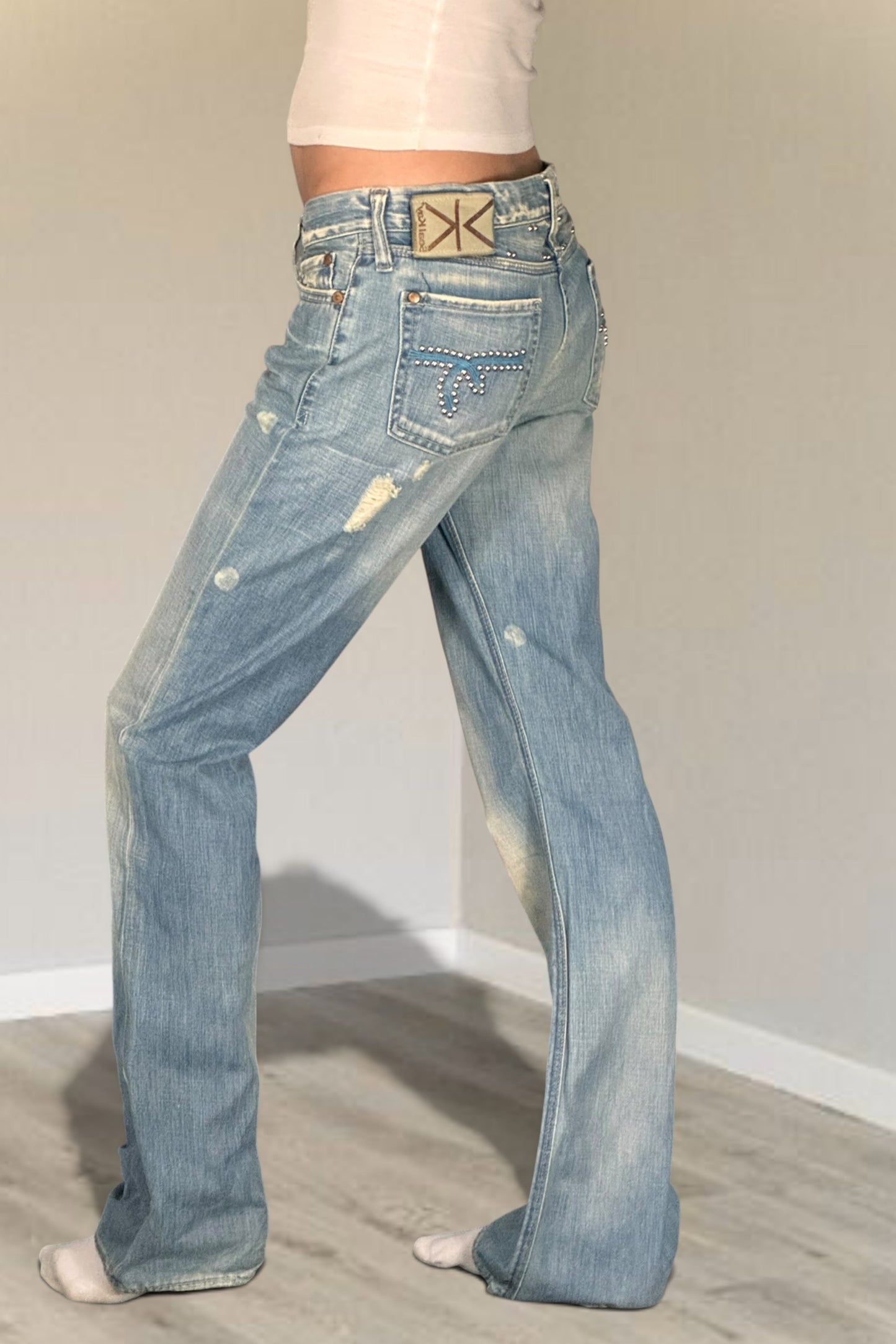 Lågmidjade jeans stl: XS/S