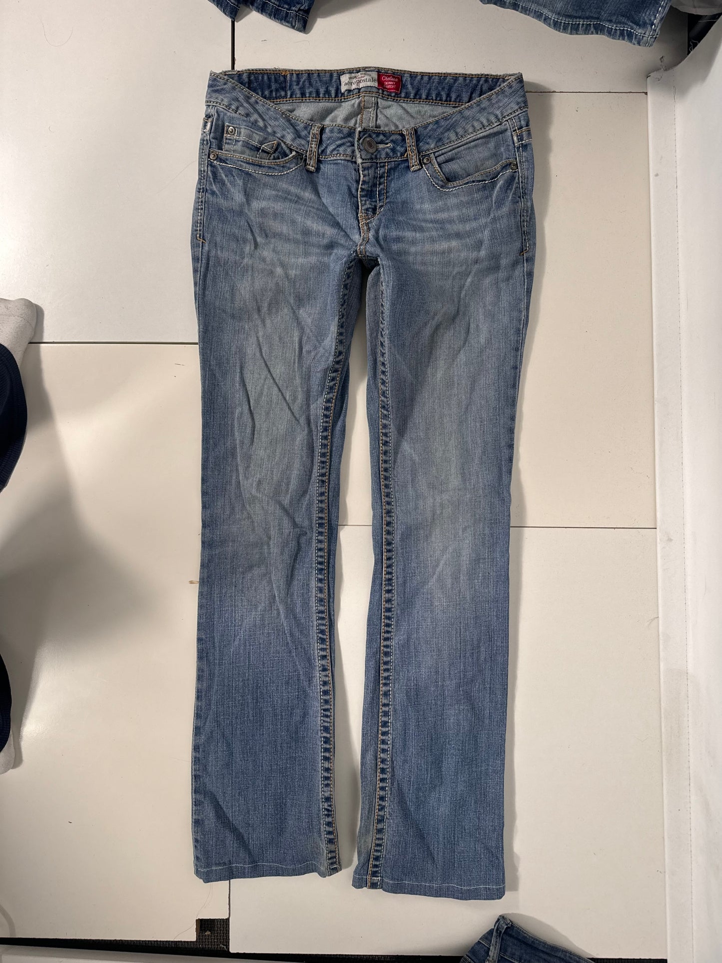 Lågmidjade jeans stl: S