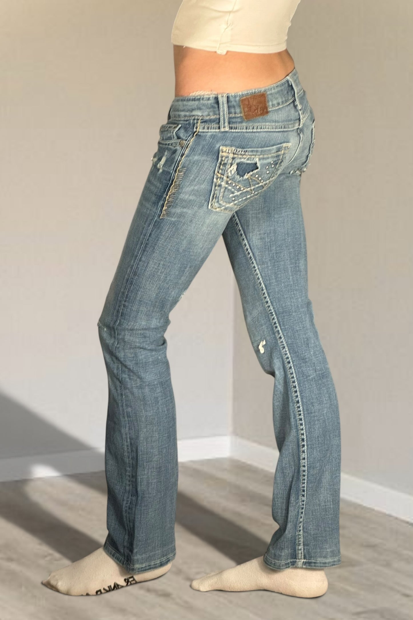 Lågmidjade jeans stl: XS