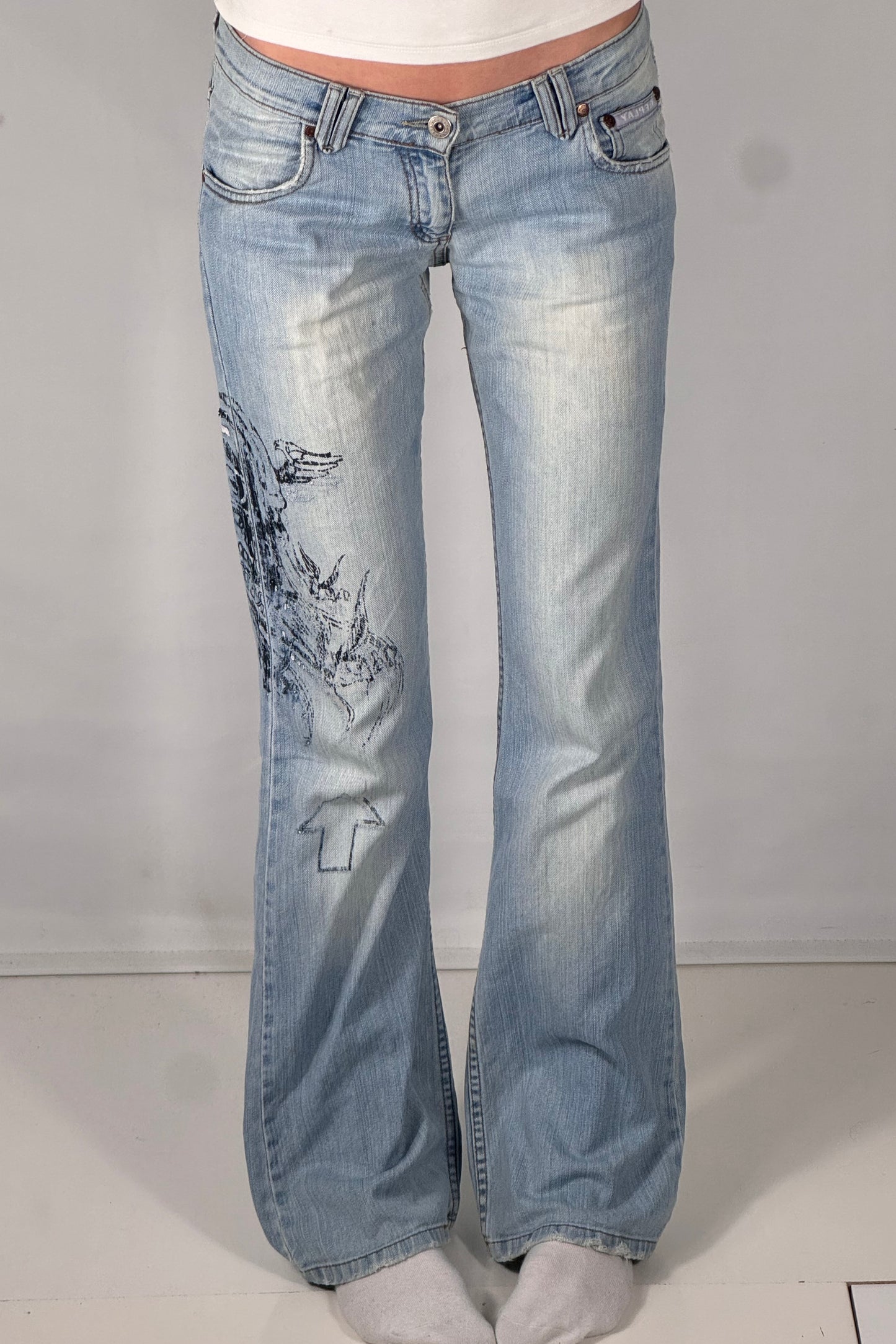 Lavlivsjeans str: S