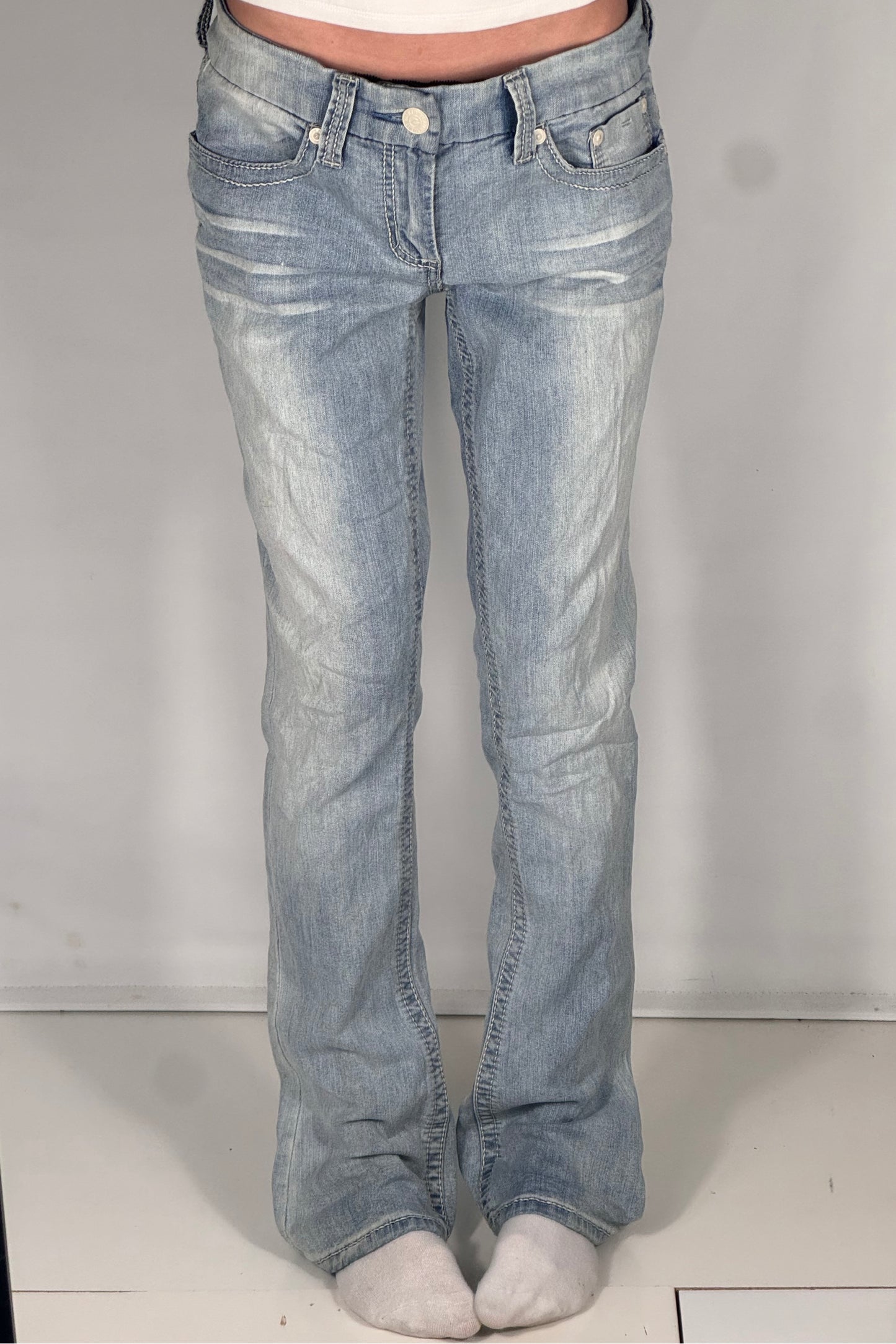 Lågmidjade jeans stl: M